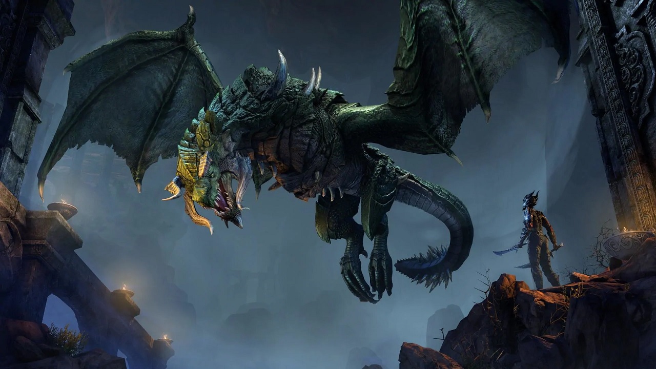 Kaalgrontiid The Dragon To Fear In Elder Scrolls Online Elsweyr