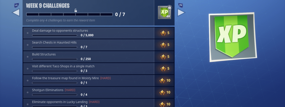 Season 9 Challenges