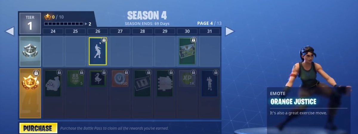 Fortnite Orange Justice