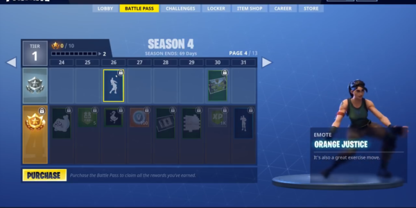 Fortnite Orange Justice