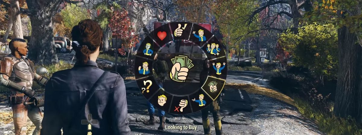 Bethesda Marks World Emoji Day With Gif of the Fallout 76 Emote Wheel