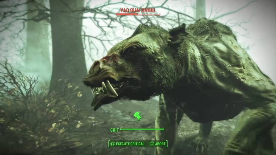 Fallout's Yao Guai Already Feature Overgrown Fangs Like the White Thing