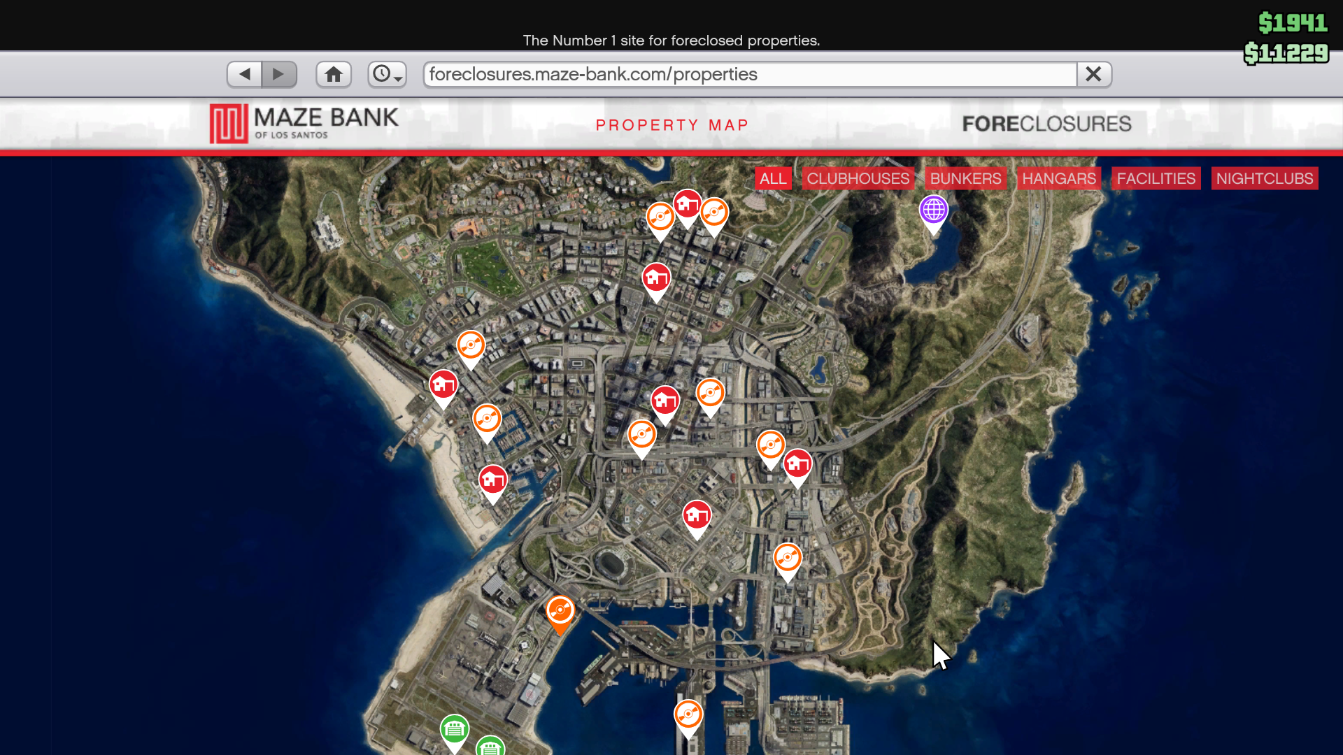 gta 5 online casino car locations map