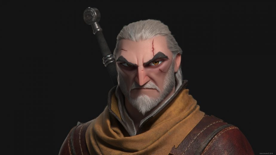 The Animated Style Fits Geralt of Rivia Surprisingly Well