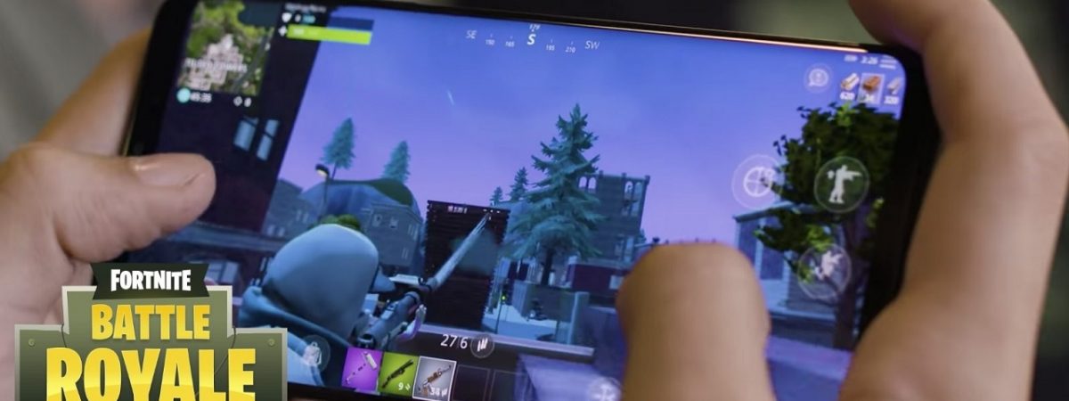 Google Play warns searchers that Fortnite is not available