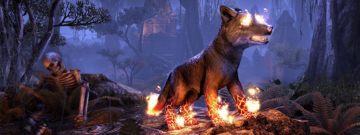 The Nightmare Wolf Cub Will be a New Pet in the Elder Scrolls Online Crown Store