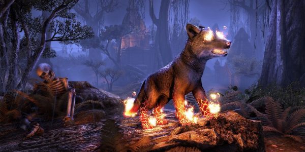 The Nightmare Wolf Cub Will be a New Pet in the Elder Scrolls Online Crown Store