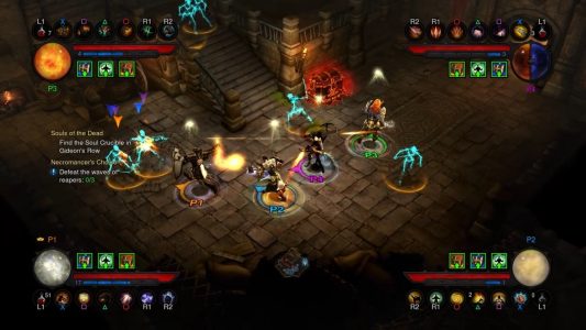 can 4 players play diablo 3 on one switch