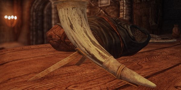 Drinking Horns Are Just One Object Improved by This Skyrim Mod