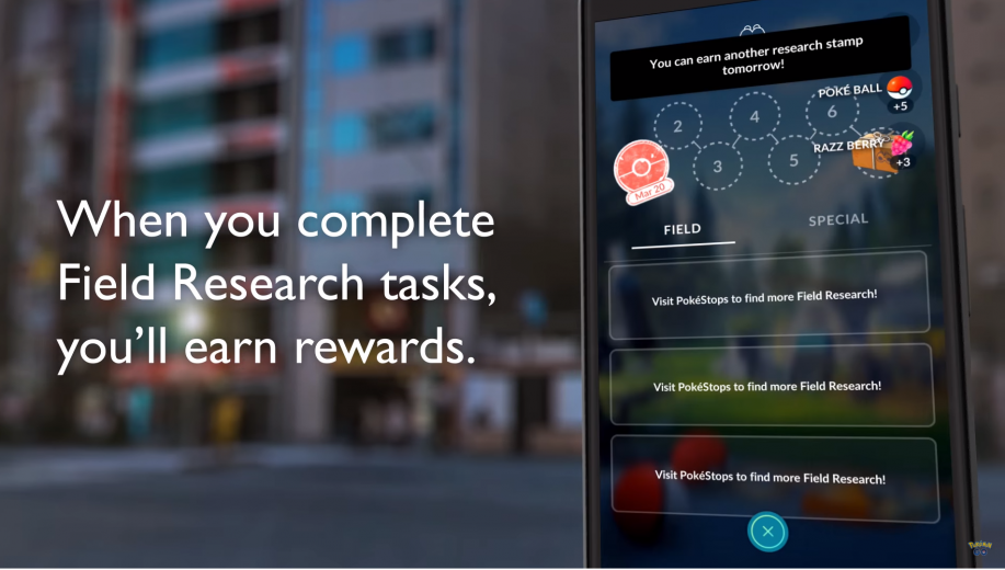 September Pokemon GO Field Research List Announced, See What's Included