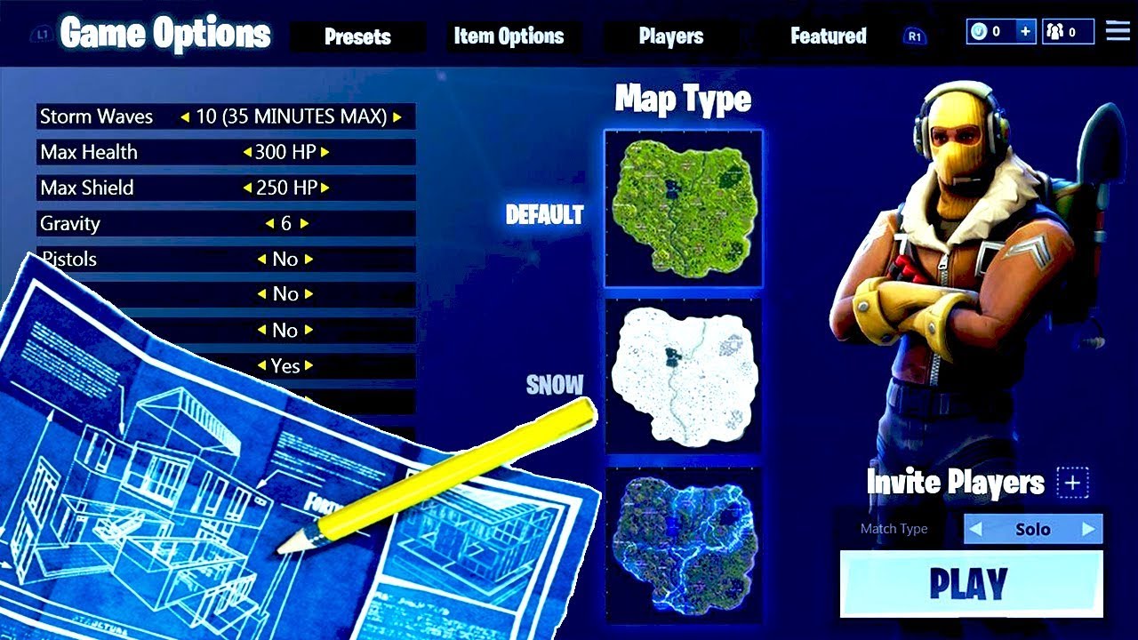 How To Do Custom Playground Fortnite Fortnite Players Can Now Customize Playground Ltm