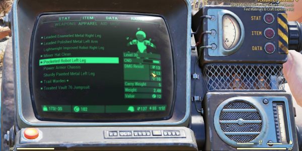 Fallout 76 Bug Gives Infinite Carrying Capacity