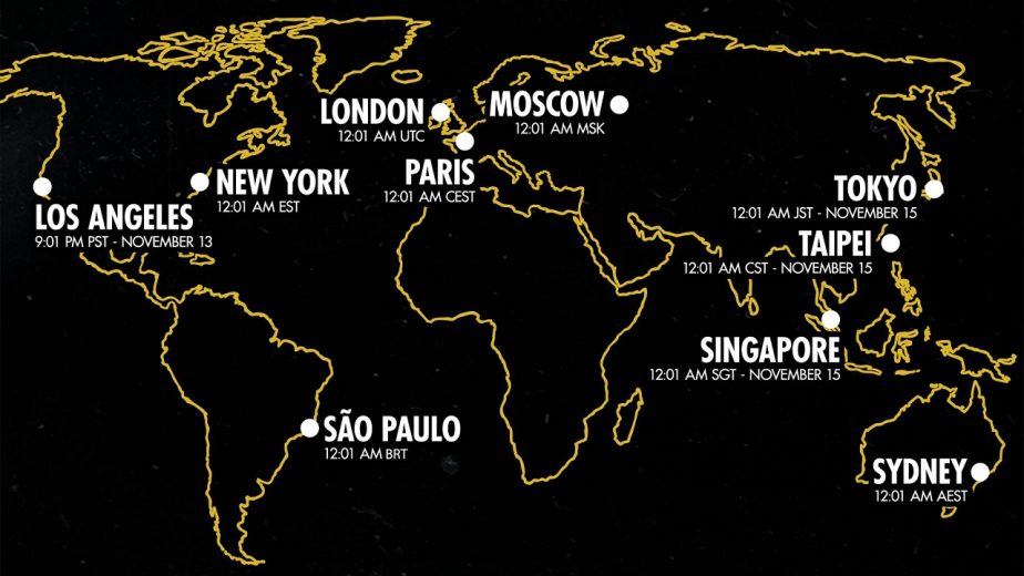 Fallout 76 Launch Times Map