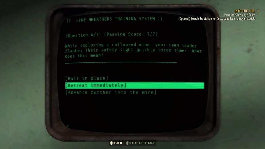 How to Answer the Fallout 76 Fire Breathers Test Questions