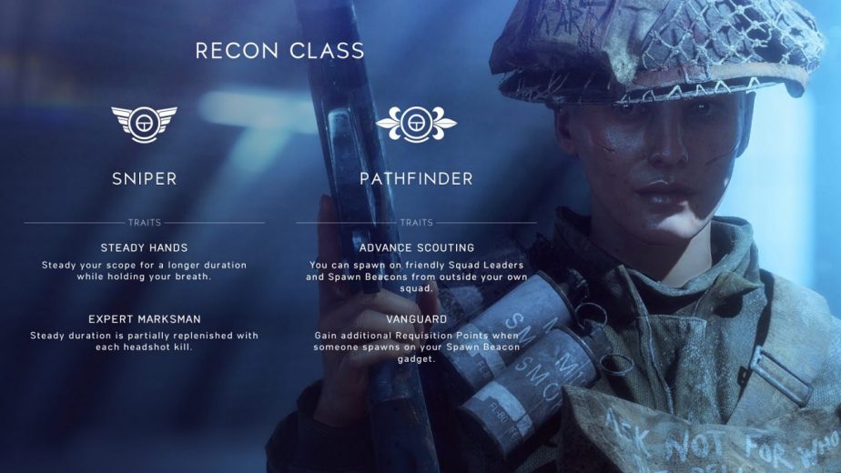 The Battlefield 5 Recon Combat Roles are Very Different