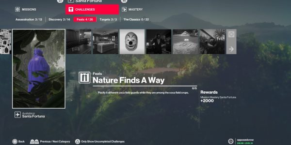 Hitman 2 Nature Finds a Way guide.