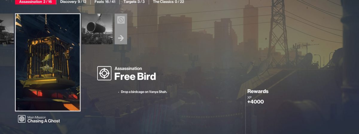 Hitman 2 Free Bird challenge guide.