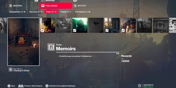 Hitman 2 Memoirs walkthrough.