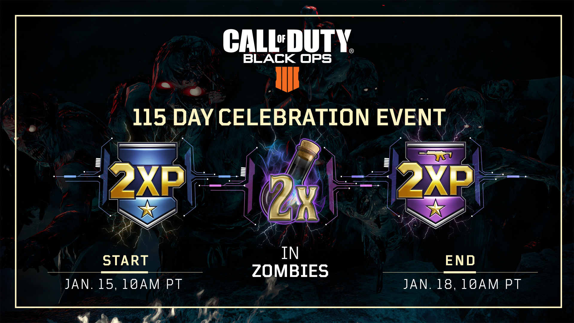 Black Ops 4 XP boost for Zombies is available now