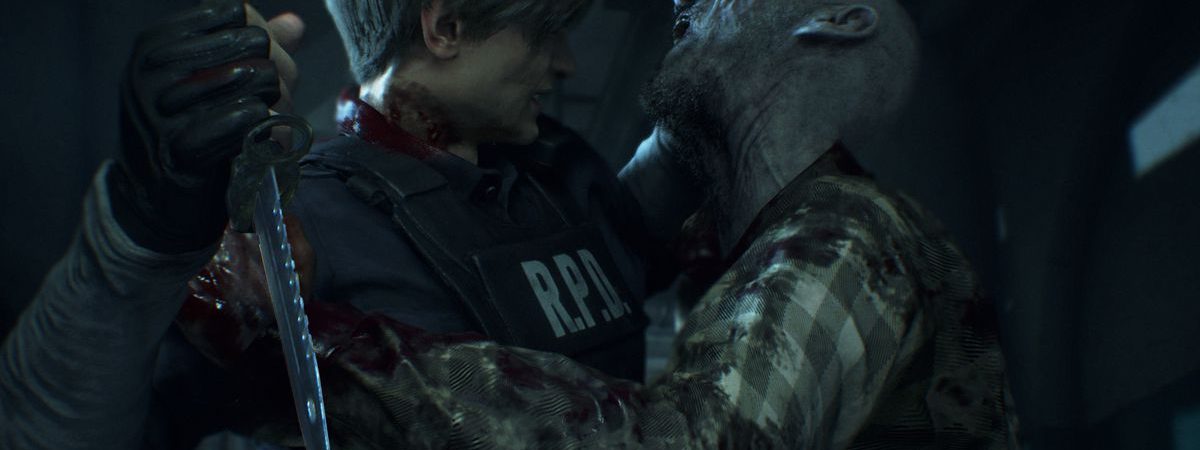 The japanese version of Resident Evil 2 was censored in Japan