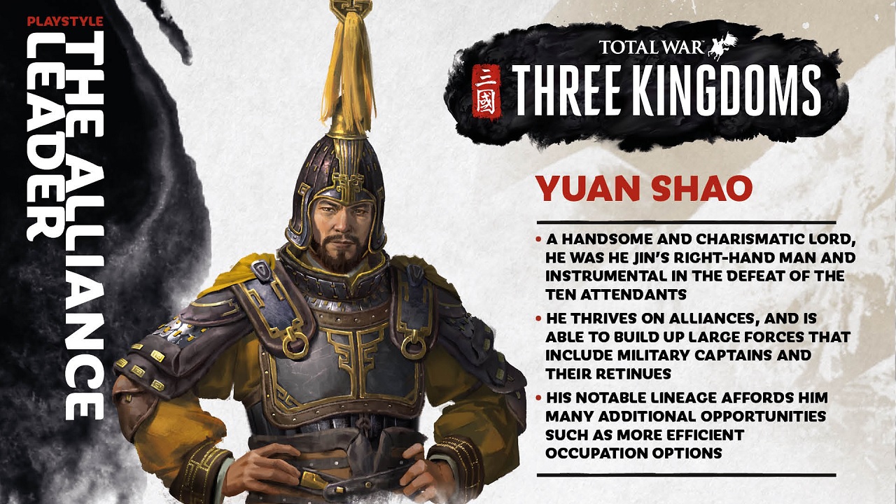 Total War Three Kingdoms Heroes Yuan Shao The Dragon Of The Yuan   Total War Three Kingdoms Heroes Yuan Shao 