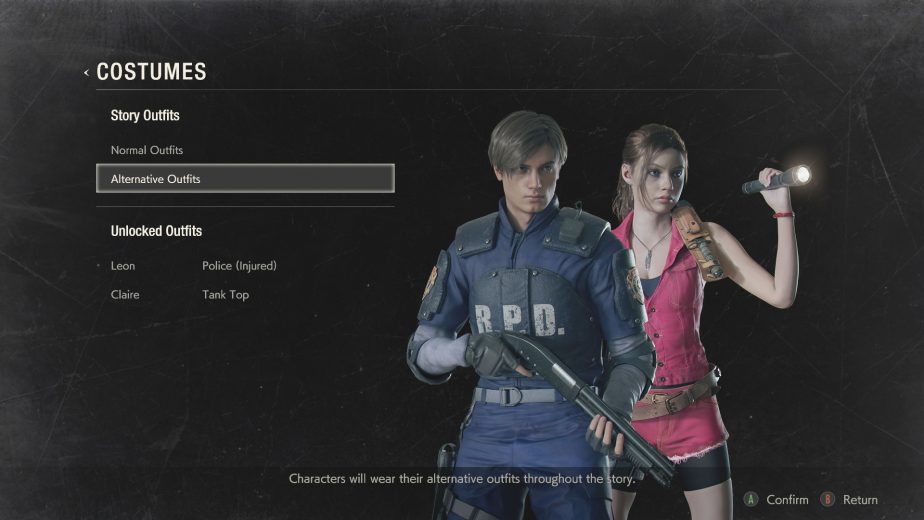 Resident Evil 2 How To Unlock All Alternate Costumes 7103