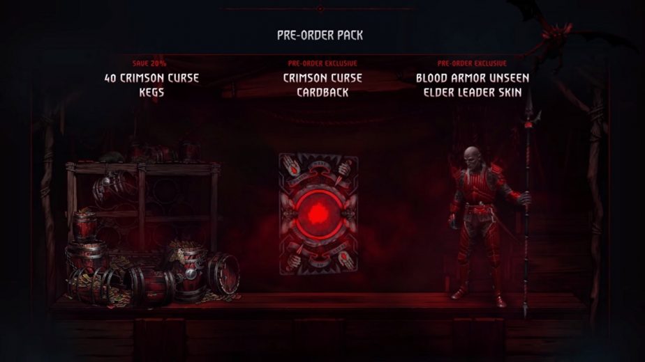 Gwent Crimson Curse DLC Pre-Order Bonuses