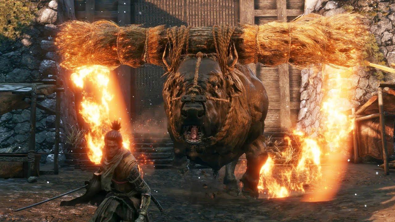 Sekiro Blazing Bull boss fight