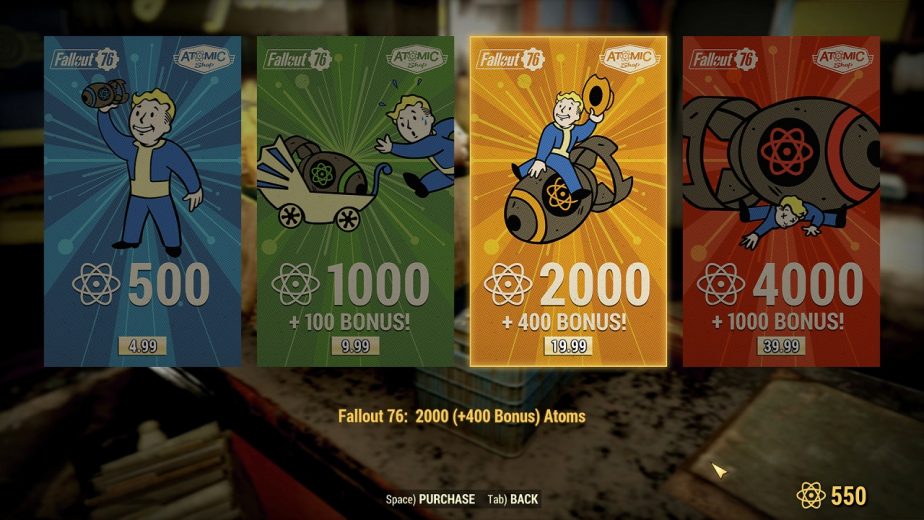 Fallout 76 Microtransactions May Break Pledge