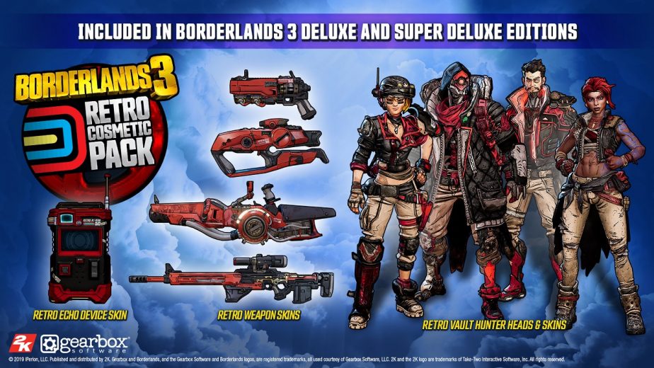 Borderlands 3 Deluxe Bonuses Revealed by Gearbox