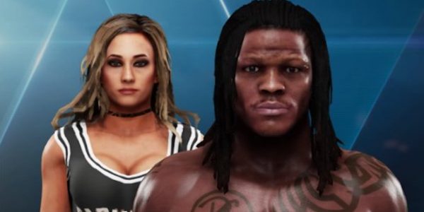 wwe smackdown stars r truth carmella battle grizzly gaming gm wwe 2k19