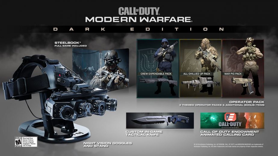 Call of Duty Modern Warfare Dark Edition Announced