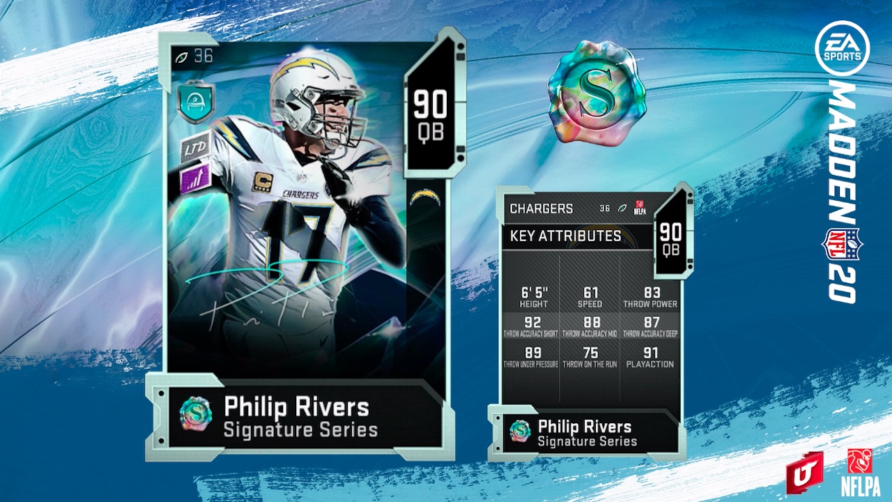 madden 20 signature series phillip rivers card