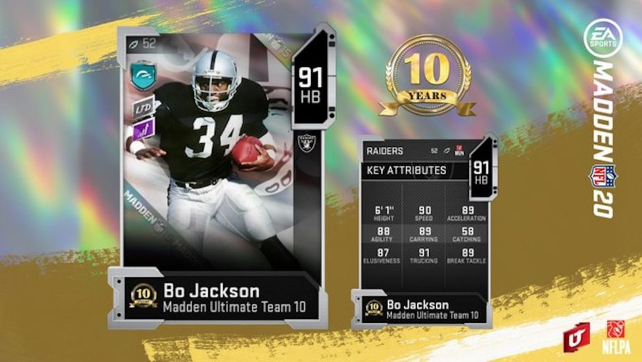 Madden Ultimate Team 20 Reveals First MUT 10 Player Card, Training