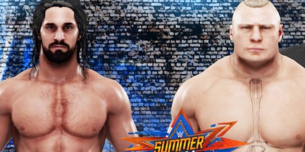 wwe 2k19 summerslam results seth rollins vs brock lesnar match simulation