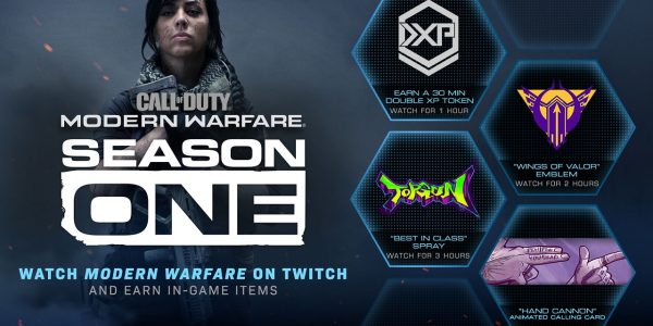 Call of Duty Modern Warfare Twitch Rewards Season One