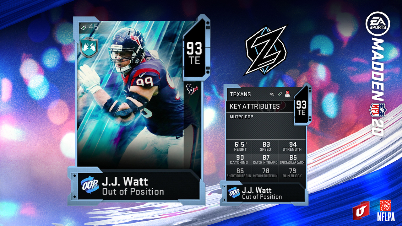 New Madden 20 Out of Position Part 2 Players Revealed for Zero Chill  Including J.J. Watt