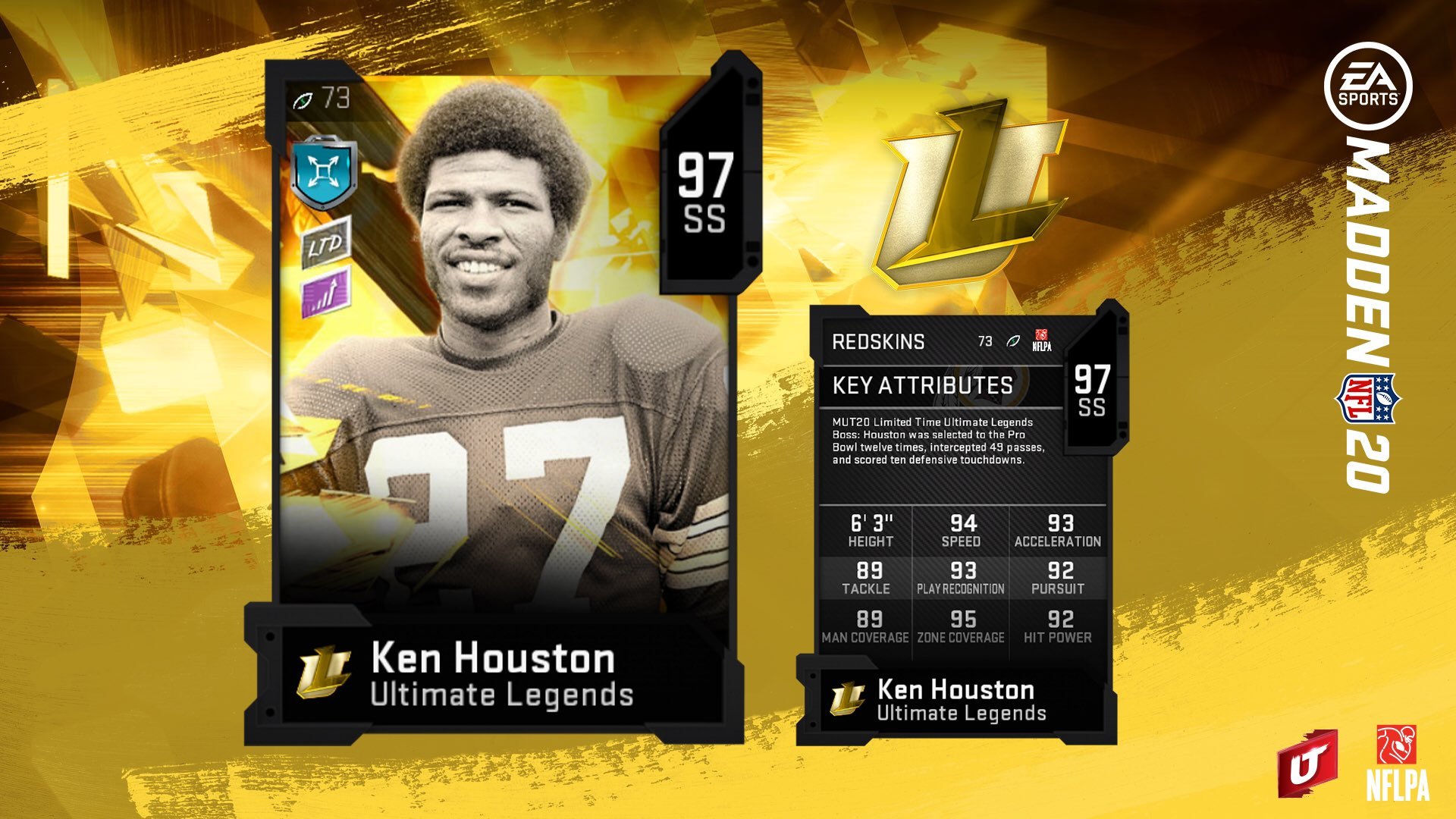 madden 20 ultimate legends ltd ken houston