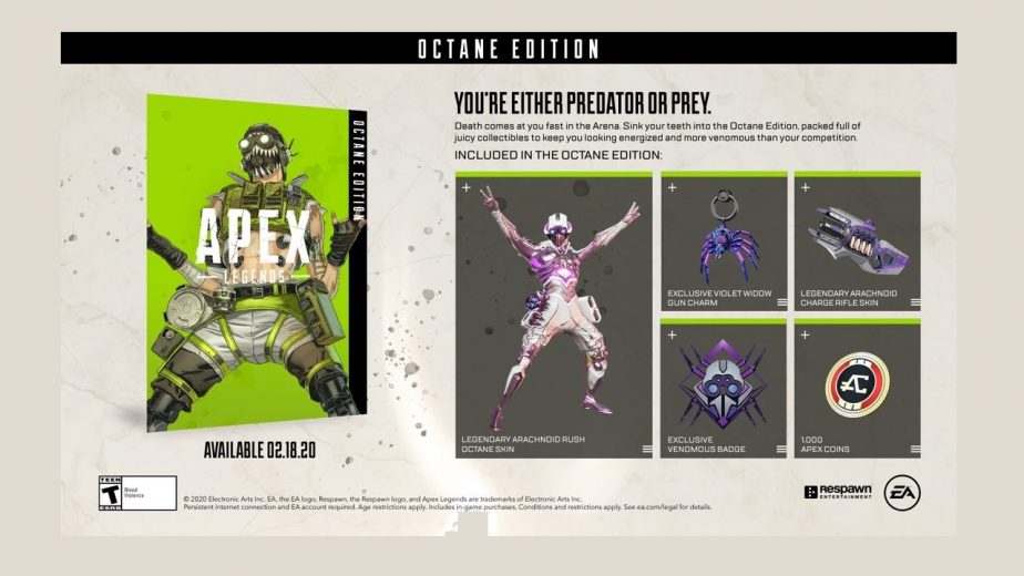 Apex Legends Octane Edition Giveaway Opens to PS4 users