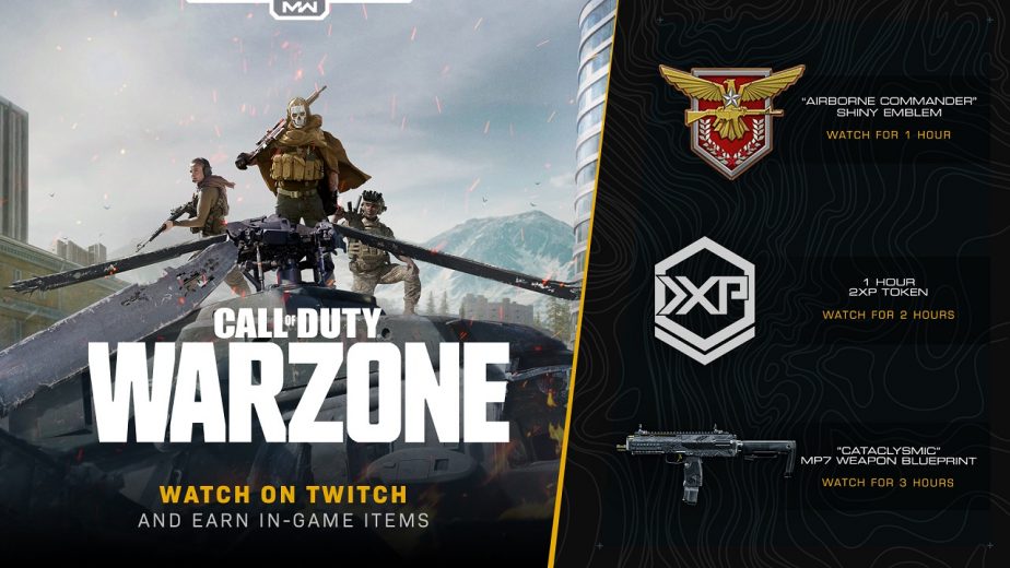 Call of Duty Warzone Twitch Rewards Now Available