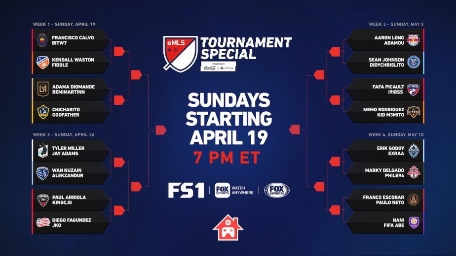 FIFA 20 eMLS Tournament Special Bracket, Schedule, and ...