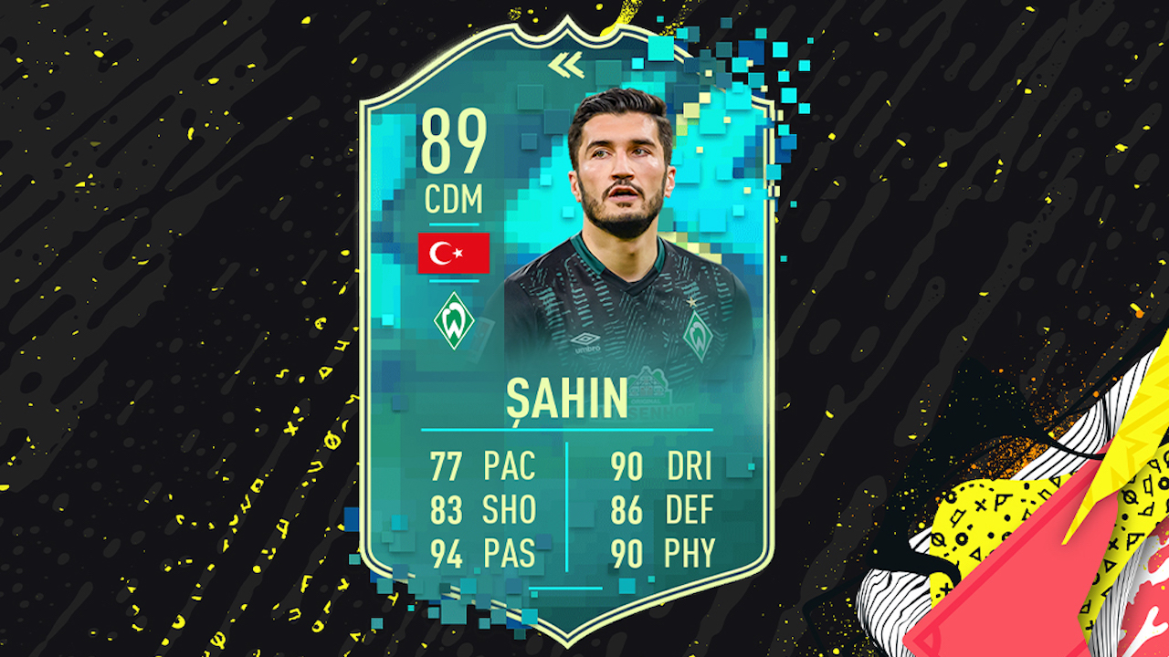 nuri sahin fifa 20 sbc card artwork