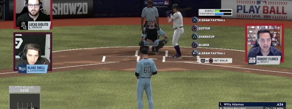 mlb the show 20 players league championship snell vs giolito