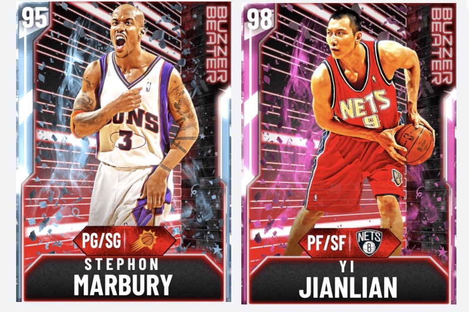 nba 2k20 buzzer beater marbury yi jianlian cards