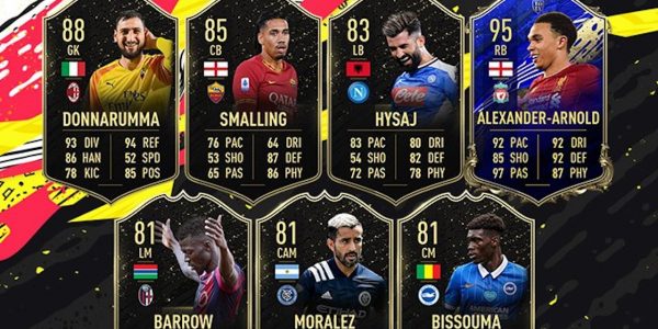 fifa 20 team of the week 43 players kevin de bruyne trent alexander arnold
