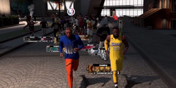 NBA 2K20 Park gets surprise visit from LeBron and Lakers teammates