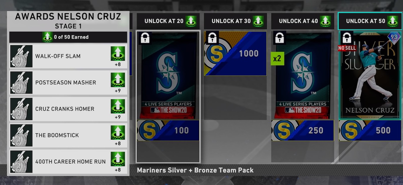 Moonshot Event Reward is another Nelson Cruz card : r/MLBTheShow