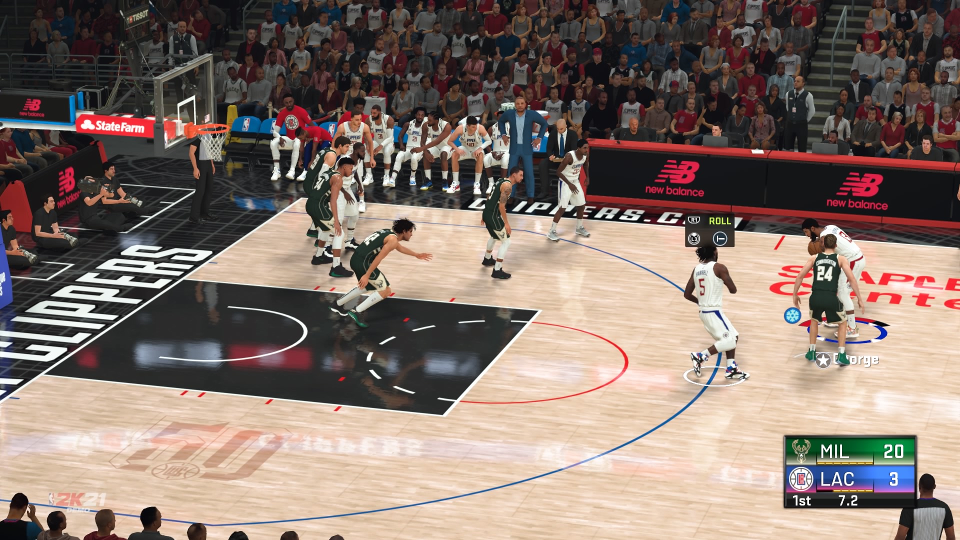 NBA 2K21 Offense Controls: How to Pick and Roll or Fade in NBA 2K21