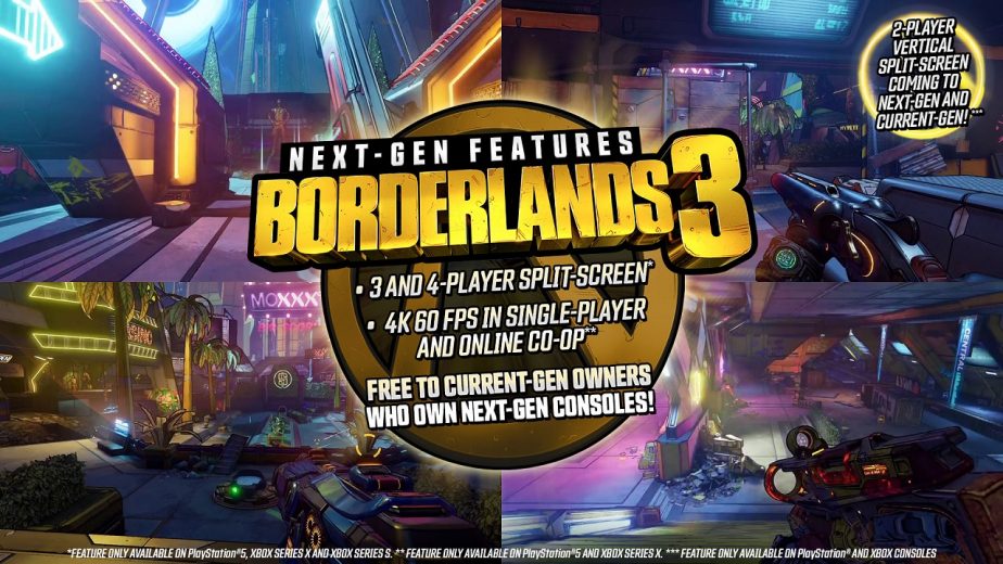 Borderlands 3 Next-Gen Upgrade Announced