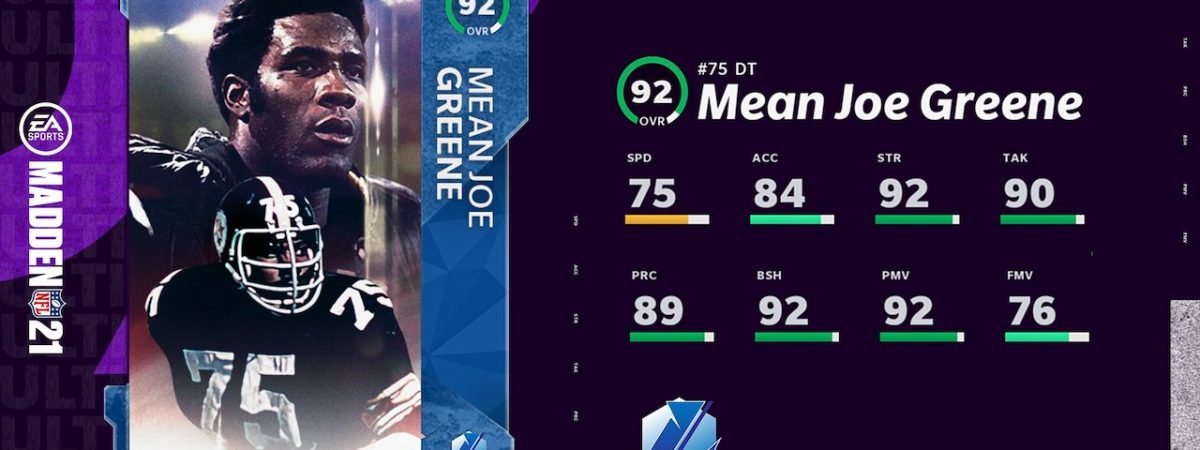 Madden 21 Legends Group 7 Mean Joe Greene Kevin mawae